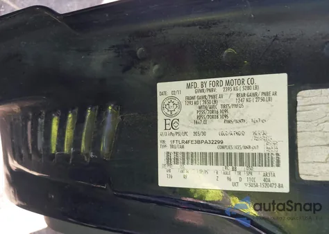 2011 Ford Ranger Sport z USA, uszkodzony, nr VIN 1FTLR4FE3BPA32299